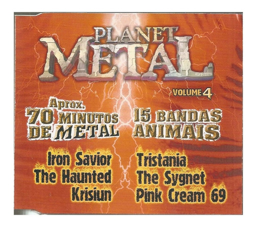 Cd Iron Savior, Krisiun, The Haunt - Planet Metal Volume  4 