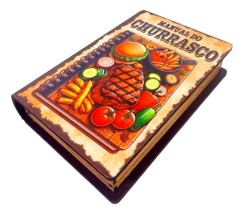 Livro Falso Decorativo Porta Objetos Decoração Receitas