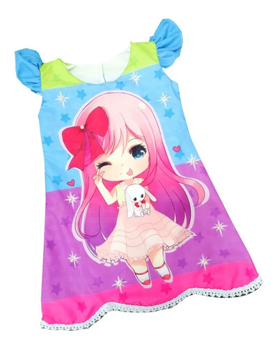 Vestido Con Manga De Anime ( Muñeca ) - H