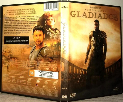 Dvd Gladiador 2000-novo-original
