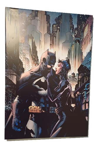 Cuadro Batman - 82x55 Cm - Edición Limitada Color Batman Y Catwoman