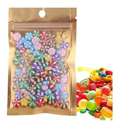 Bolsas Zip Lock Mylar Claro Frontal De Aluminio Hoja De...