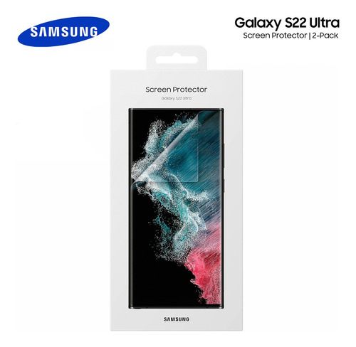 Imagen 1 de 8 de Protector De Pantalla Samsung Galaxy S22 Ultra Original 2pc