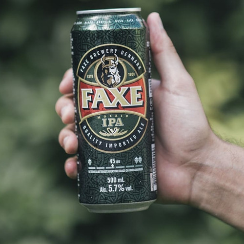 Imagen 3 de 10 de Cerveza Faxe Ipa Pack X 6 Latas X 500ml. - Dinamarca