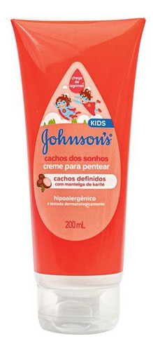 Creme Para Pentear Johnsons Baby Cachos Dos Sonhos 200ml