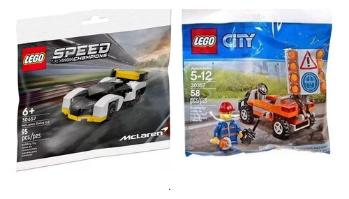 Lego® Set X 2 Speed Champions Y City