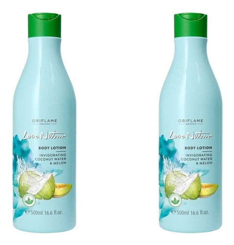 Pack 2 Loción Corporal Con Melón Y Agua De Coco 500 Ml