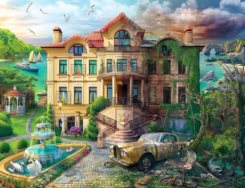 Rompecabezas 2000 Piezas Ravensburger - Cove Manor Echoes