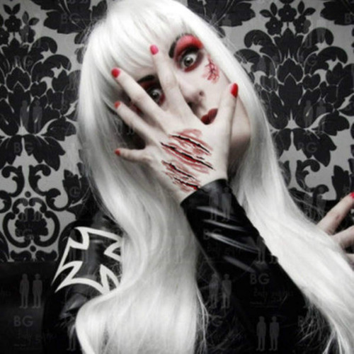 66 Tatuajes De Maquillaje De Zombies, Para Halloween, Sangra