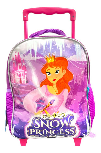 Mochila Carro Lesedife Princess 12'' Niña Urbana Escolar 