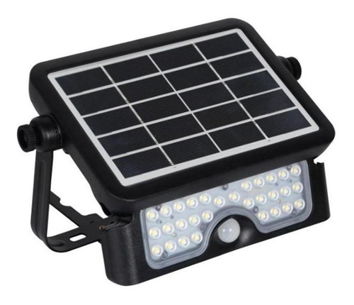 Luminária Solar Refletor Integrado Com Sensor 800lm Ecoforce