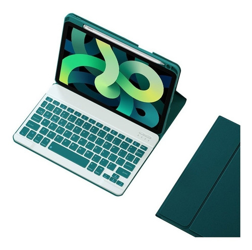 Funda Con Teclado Para iPad De 10.2 Pulgadas, Novena, Octava