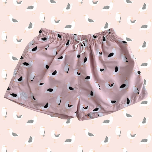 Imagen 2 de 4 de Traje De Baño Hombre Gaviotas Argentina Short Malla
