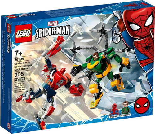 Lego® Spiderman - Spider-man Vs. Doctor Octopus (76198) Cantidad de piezas 305