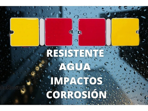 Imagen 4 de 7 de Juego Faros Led Trailer Acoplado Remolque Camión Bicolor 12v