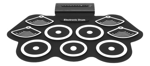 Set Electrónico Roll Up Practice Pad Midi Kit Para Caja De R