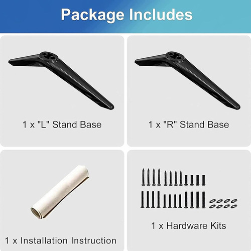 Soporte Base Para Smart Tv Yaotieci Para Tcl, 28 '' A 65 ''