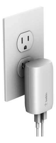 Belkin 37w Ac Charger Usb-c 25w Usb-a 12w Stand Alone