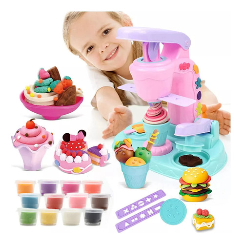Kit De Juguetes Para Hacer Masa Para Hacer Helados