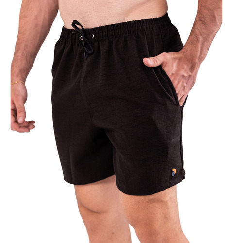 Short's Mauricinho Linho Plus Size Masculino Bermuda Linho