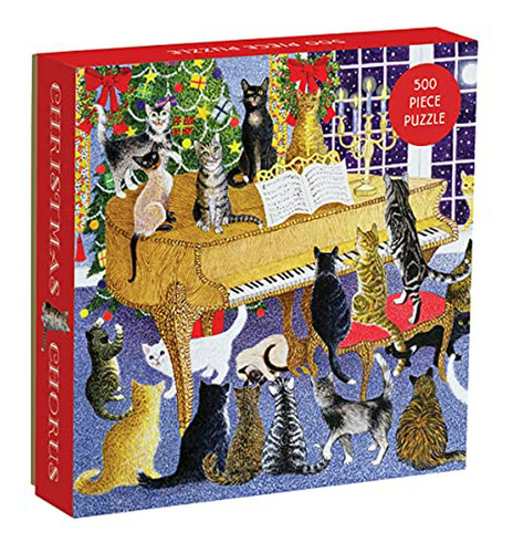 Puzzle De 500 Piezas Mudpuppy Christmas Chorus