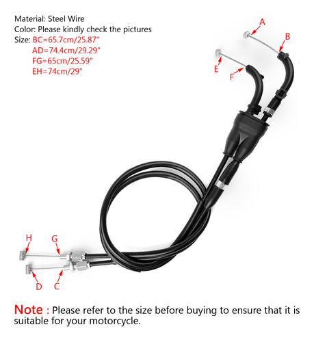 Cables Acelerator P/yamaha 14b-26302-00 Yzf R1 2009-14