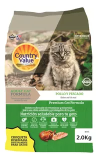 Country Value Gatos Pollo 2 Kg