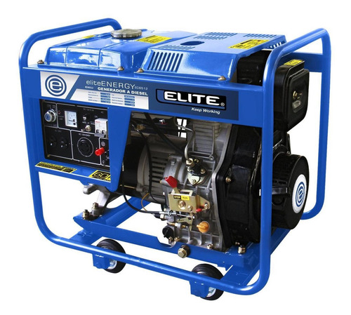 Planta Electrica Portatil Diesel 5.5kw 120-240v