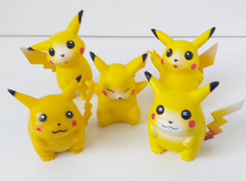 Pikachu Pokemon Tomy Nintendo Muñeco Anime Figura $ X C/uno