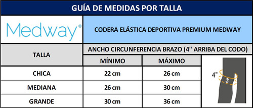 Codera Elástica Deportiva Premium Color Negro Azul