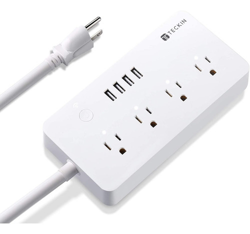 Multi-toma Eléctrica Inteligente Teckin Wifi Envío Inmediato