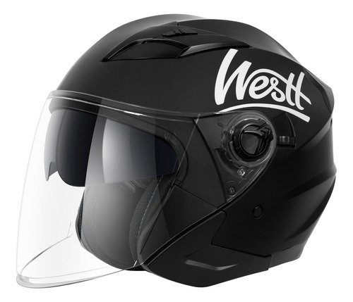 Westt Cascos Para Adultos, Casco De Cara Abierta Con Doble V