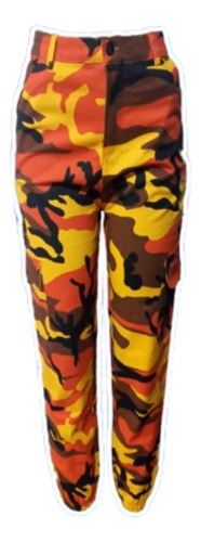 Pantalon Cargo Camuflaje Talla S Variedad De Colores