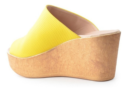 Imagen 5 de 7 de Zuecos Sandalias De Mujer De Cuero Teim - Ferraro