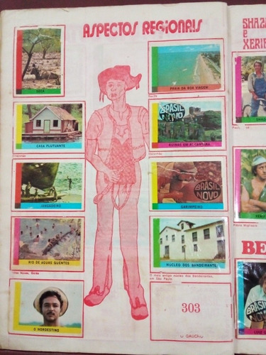 Album De Figurinhas Coleção Brasil Novo 1973 Com Pelé (Usado)