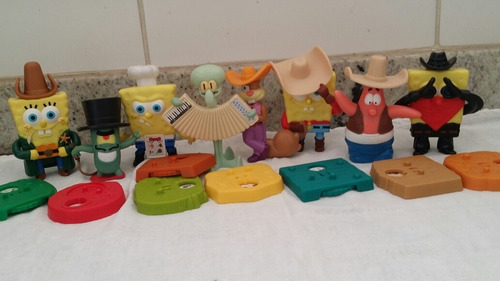 Bob Esponja 8 Boneco Oeste Burger King Completa Mcdonalds (Usado)