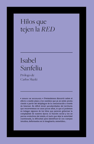 Hilos que tejen la red, de Sanfeliu, Isabel. Editorial Biblioteca Nueva, tapa blanda en español, 2022