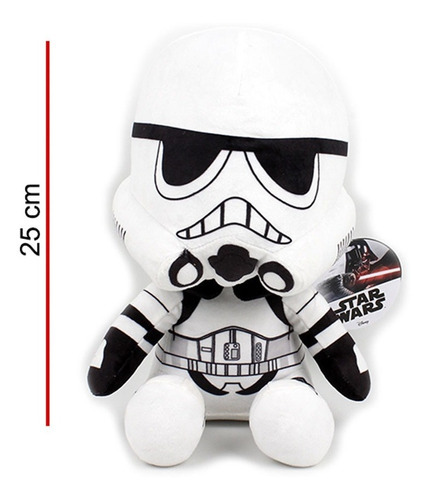Imagen 1 de 1 de Star Wars Stormtrooper De Peluche 25cm Phi Phi Toys