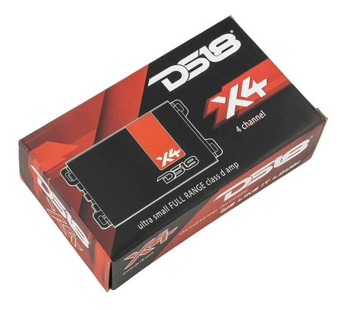 Amplifcador Ds18 Ultra Compacto 75x4@4 Ohms