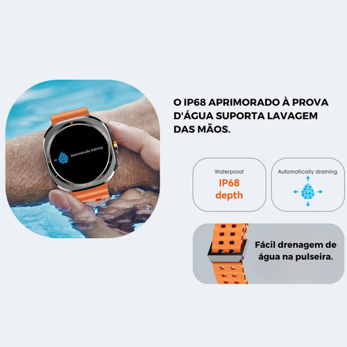 Smartwatch Ultra Serie 10 Compatível Com iPhone 11 12 13 14
