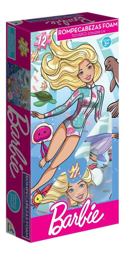 Rompecabezas Foam Barbie Mod.jca-3194 Marca Novelty®