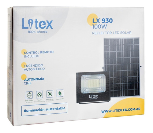 Reflector Led Solar Lx930/100w | Litex