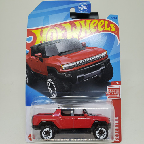 Hot Wheels 2023 Red Edition - Gmc Hummer Ev