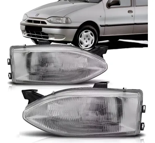 MLB 711311524 Farol Palio Siena 96 97 98 99 Lente Vidro Foco Simples JM