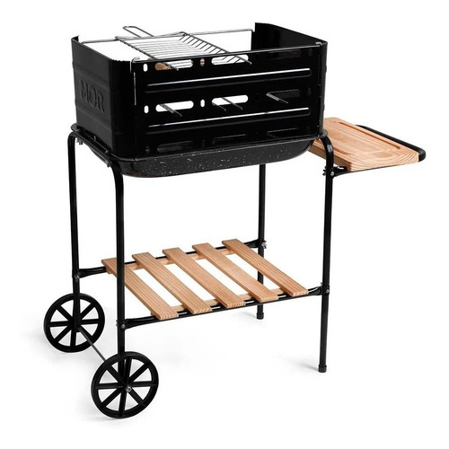 Parrilla Parrillero Portatil Mor Liviano Portatil California