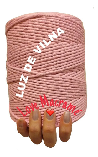 Hilo Algodon Macrame Bobina 800/900g Bellos  Colores !!!