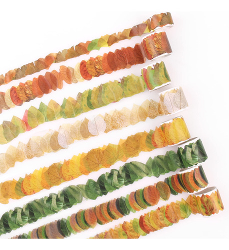 Dizdkizd Fall Leaf Washi - Calcomanías Adhesivas Para Hace.