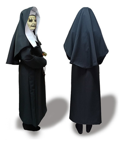 Disfraz La Monja  Adulto Halloween Fiestas Eventos