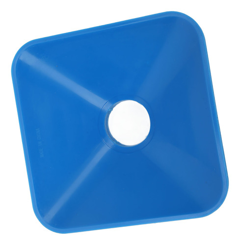 Juego De 10 Conos De Entrenamiento Con Forma De Disco Azul,