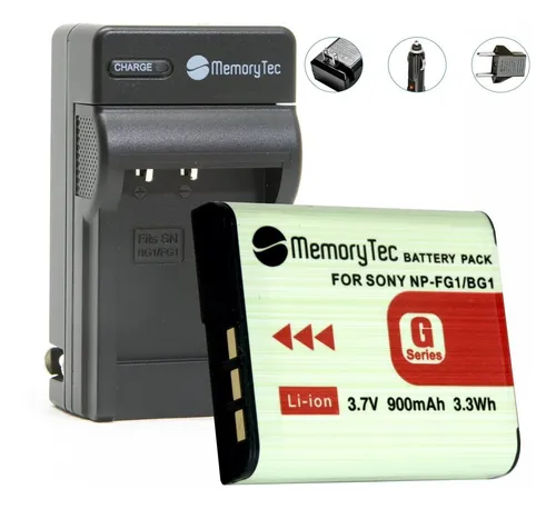 comprar Bateria + Carregador P Sony Dsc T100 T20 W100 W110 W115 W120